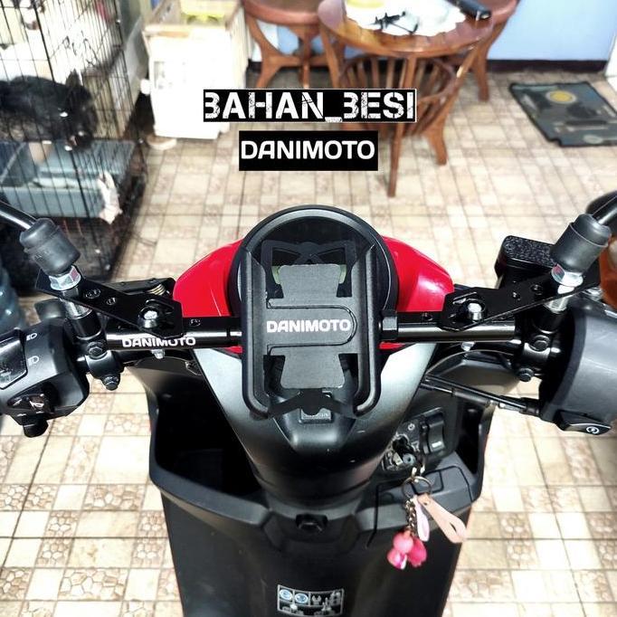 Tool_kitsz - Holder Dudukan HP Motor Scoopy Genio Fino Vario Beat Nmax Lexi Mio PNP