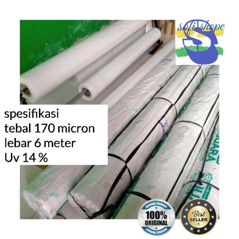 Bisa Cod Plastik Uv Juara Lebar 6 Meter Per Rol 100M/Uv 14% ><