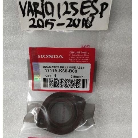 Anggun - Insulator Inlet Pipe Bonit Maniful Throttle Body Honda Vario 125 Led Esp 2015-2018 Asli - P