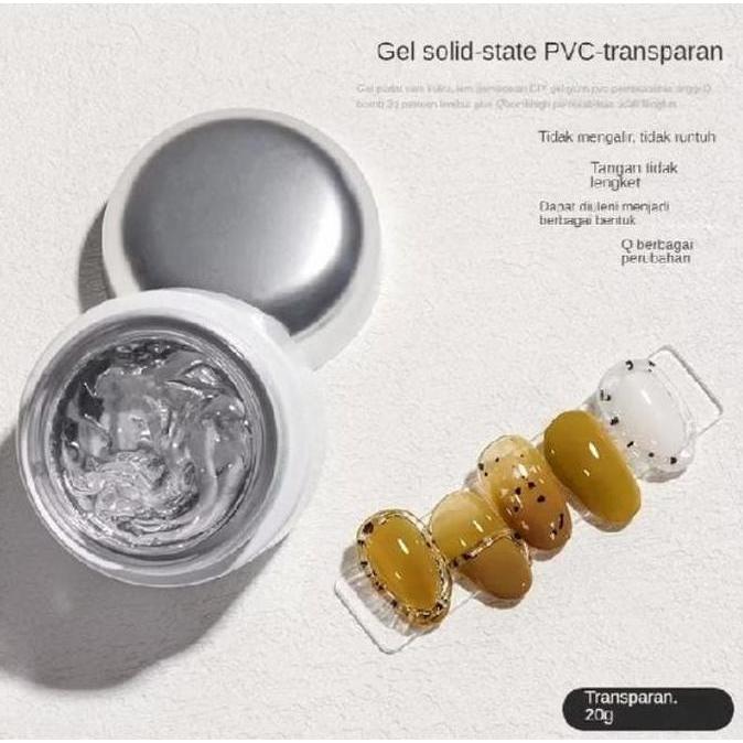 Embossed Gel Nail Art | Solid Gel Nail Art | 3D Gel Nail Art | Gel 3D bisa dibentuk