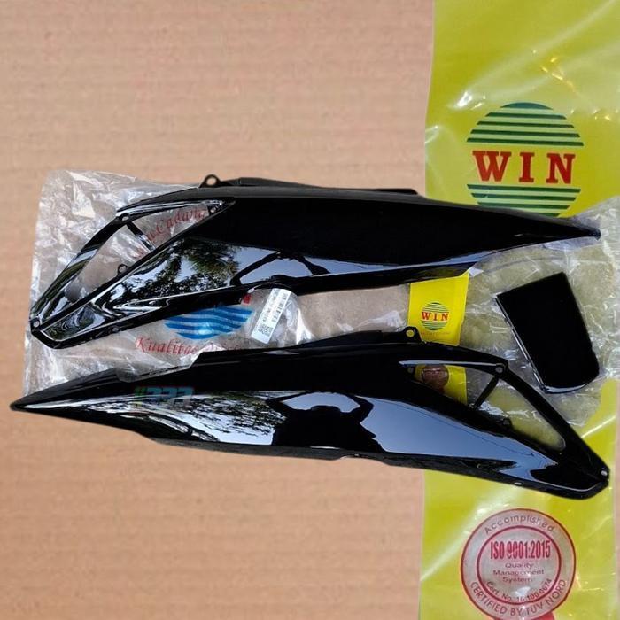 FULL SET BODY SUPRA X 125 NEW BATMAN 2007 COVER BODY SAYAP LUAR SPAKBOR DEPAN BELAKANG LEGSHIELD KON