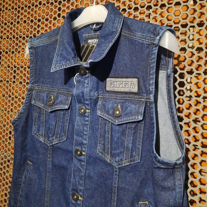 Promo Jaket Rompi Eiger Barrier Denim Vest Art.7649 Berkualitas Terlaris Best Quality 100% Original