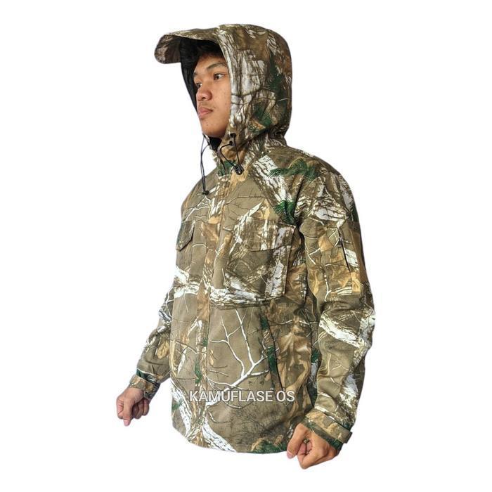 Jaket Camo Hoodie Jacket Tacticaltad Parka Motif Camouflage  Realtree Jaket Hunting Outdoor Kamuflas