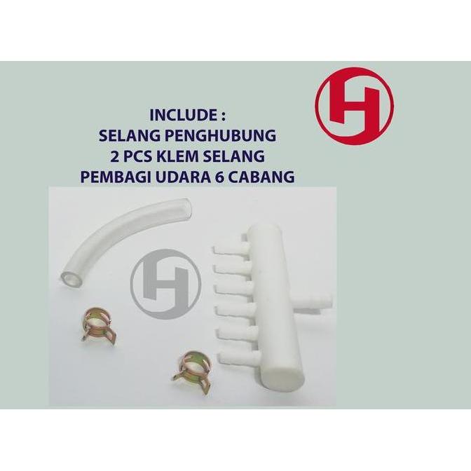 Rambitshop5 - Yt-818 Aerator Ac Dc Pompa Udara Aquarium Kolam Ikan Koi