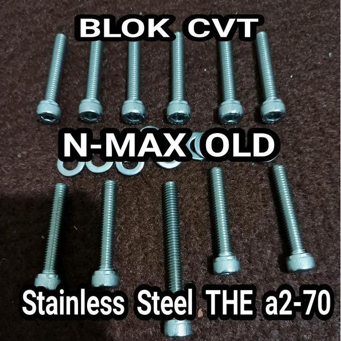 baut bak cvt nmax old stainless