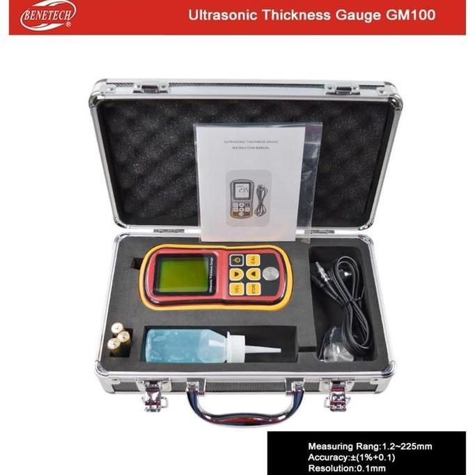 Ultrasonic Thickness Gauge Gm100 Benetech Tester Gm-100 Gm 100 Meter