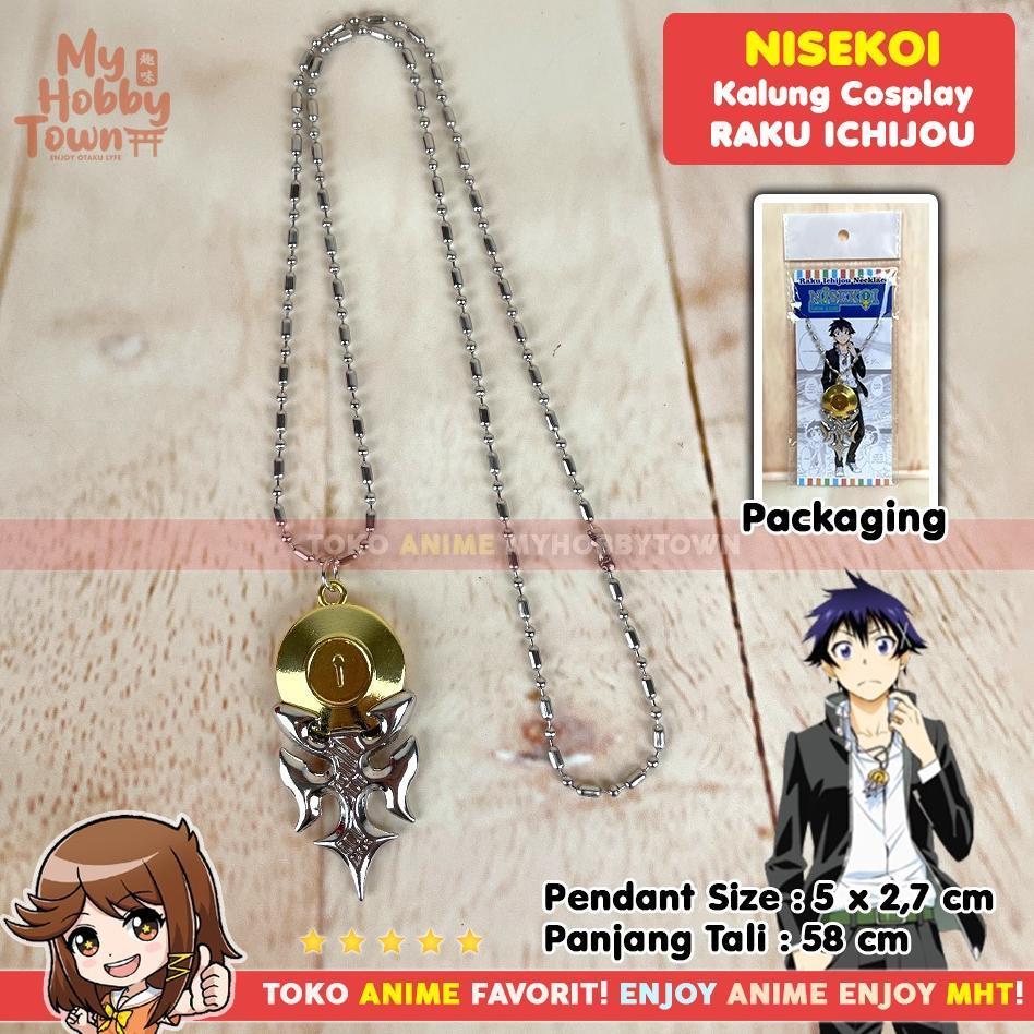 Kalung Anime Cosplay Nisekoi : Raku Ichijou Promo