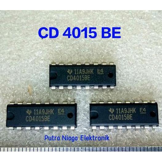 Update (1) ic CD4015BE Dip 16 pin CD4015 / TC4015 / HEF4015 / HCF4015 putran1a dijamin