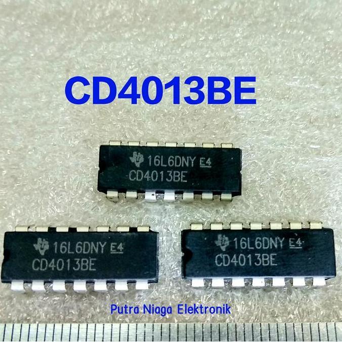 Update (1) ic CD4013BE Dip 14 pin CD4013 / TC4013 / HEF4013 / HCF4013 putran1a Ayo Beli
