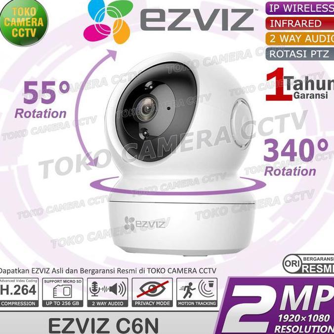 CCTV WIRELESS WIFI KAMERA IP CAMERA EZVIZ C6N 1080p 2MP