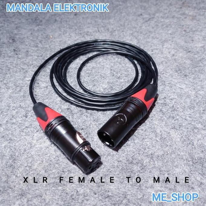 Kabel mic XLR Male to XLR female 3M Kabel Canare KECIL