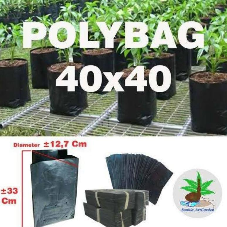 Promo Cod Polybag Ukuran 40X40 Isi 20 Pcs - Planter Polybag 40X40 Isi 20 Lembar 