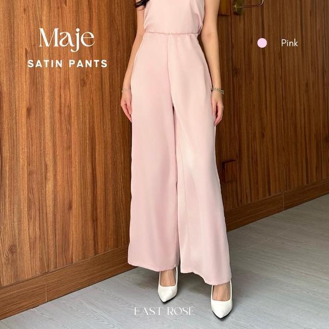 [EastRose] Maje Satin Pants [PANTS ONLY] | Satin Pants | Celana Panjang Satin | Satin | Celana Satin