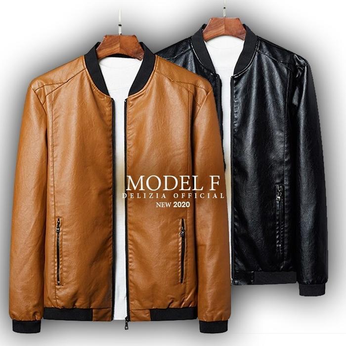 Jaket Kulit Pria Baseball Korea Prl-6 Termurah Best Quality 100% Original