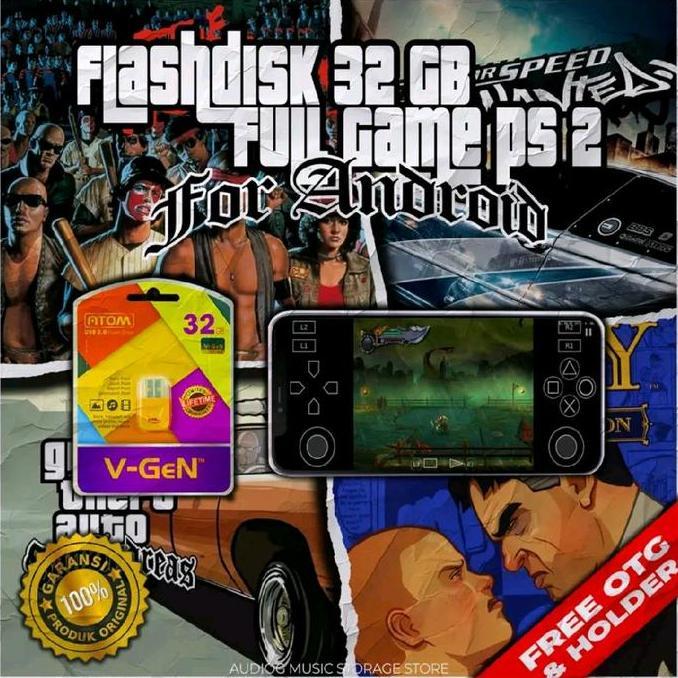 USB Full Game Ps2 Untuk HP Android Smart Flashdisk Storage