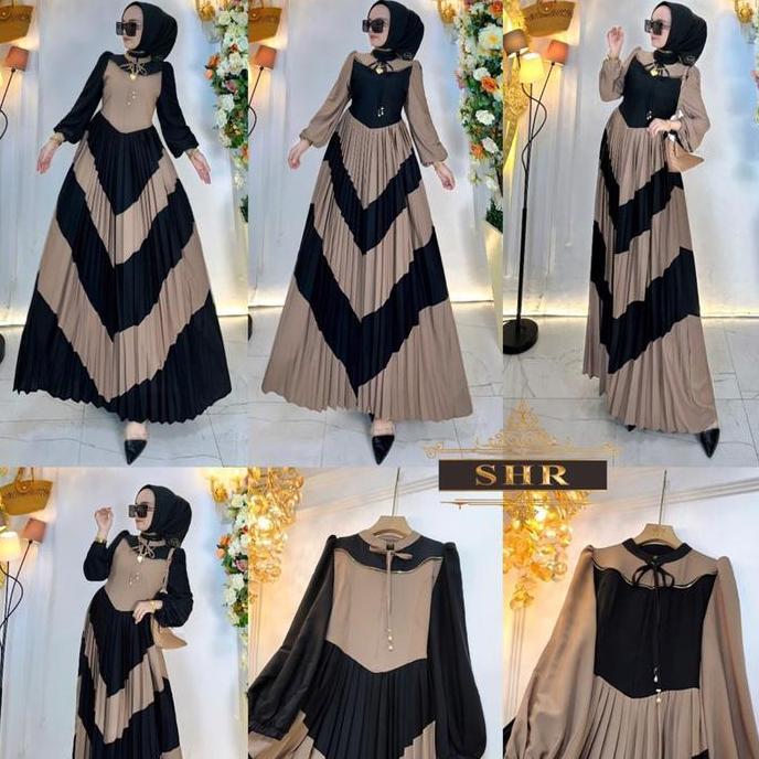 NEW SHR MAXI DRESS BLASTER WOLPIS DAN CERUTY ORI SHR