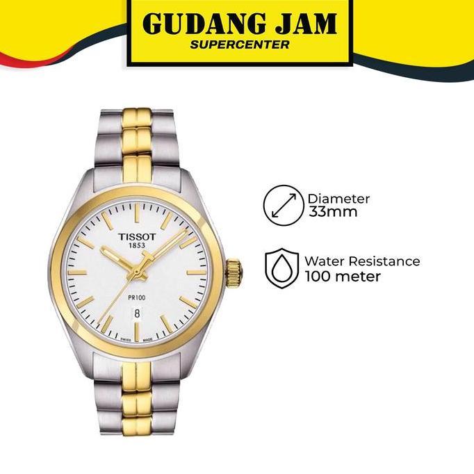Jam Tangan Wanita Tissot T101.210.22.031.00 PR 100 Lady