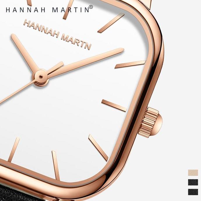 Jam tangan Wanita Hannah Martin 1591 Elegan bisnis Korea orinal