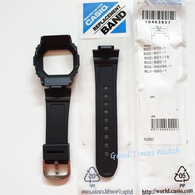 PAKET STRAP BEZEL BABY-G BGD BGD 501 BGD 560 BLX 560 ORINAL