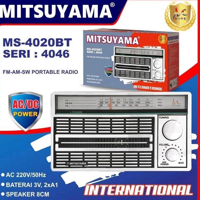 RADIO JADUL MERK INTERNATIONAL/RADIO PORTABLE AC/DC