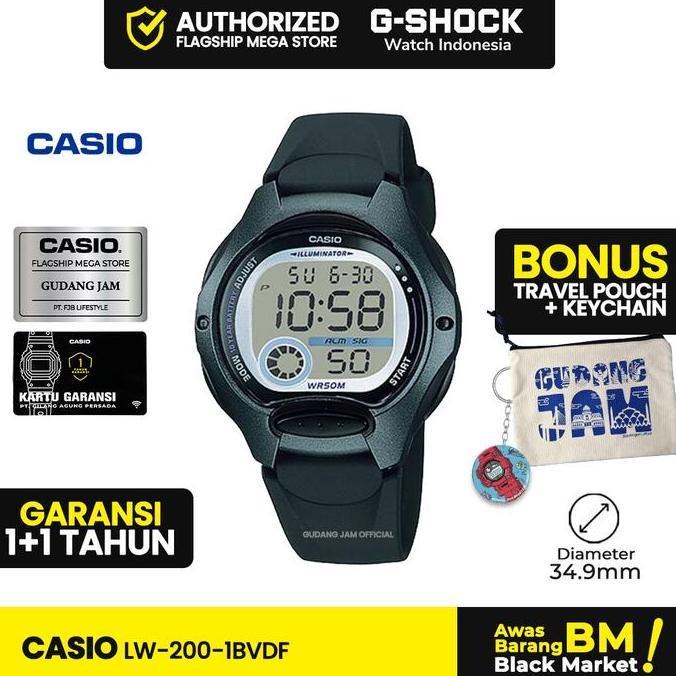 Casio General LW-200-1BVDF LW-200-1B LW-200 LW200 LW 200 Watches