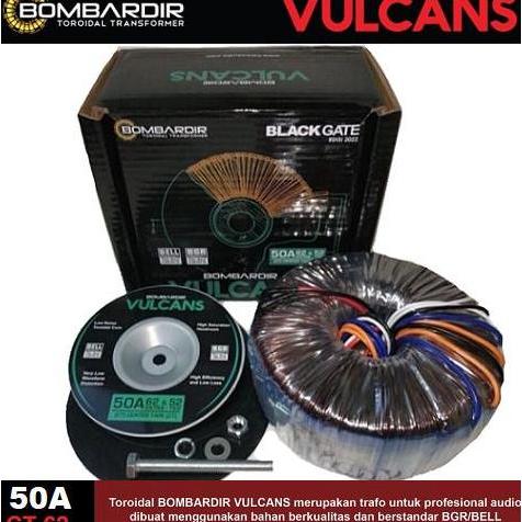Trafo Vulcans 50A Ct 62V 52V - Bombardir BLACKGATE Travo Toroid 50 A Trapo Tordial Vulcan 50 Amper D