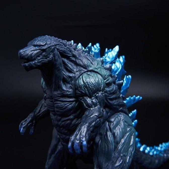 Mainan Monster Action Figure Shin Godzilla Ungu Purple Medium Size