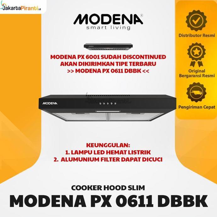 Cooker Hood Modena PX 6001 Slim Hood Modena 60 cm - PROMO Promo Premium