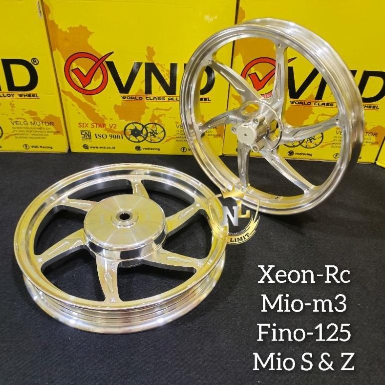 VND VELG RACING SIXSTAR V2 YAMAHA MIO M3 FINO 125 XEON RC MIO S MIO Z X ride 125cc