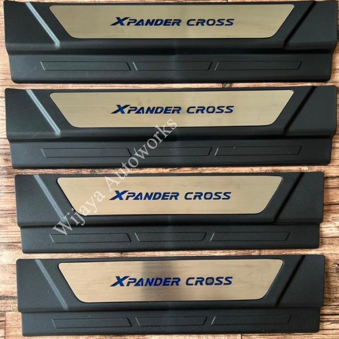 Sillplate Samping Xpander Cross Non Led Pelindung Pijakan Kaki Pintu Mobil Xpander Cross Terbaru