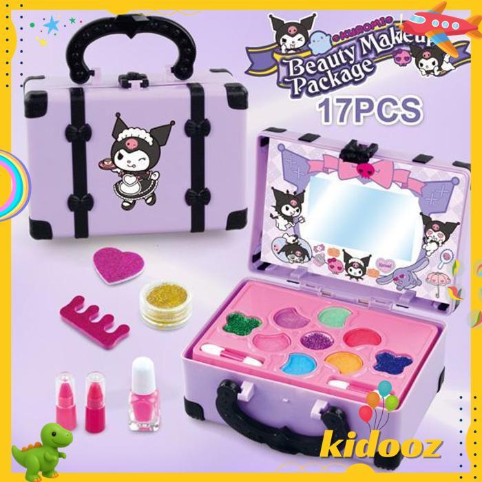 YOLI TOYS GIRLS MAKEUP TOYS KOSMETIK KOTAK MAKEUP PRINCESS GIRL TOY PLAY SET LIPSTIK EYE SHADOW MAIN