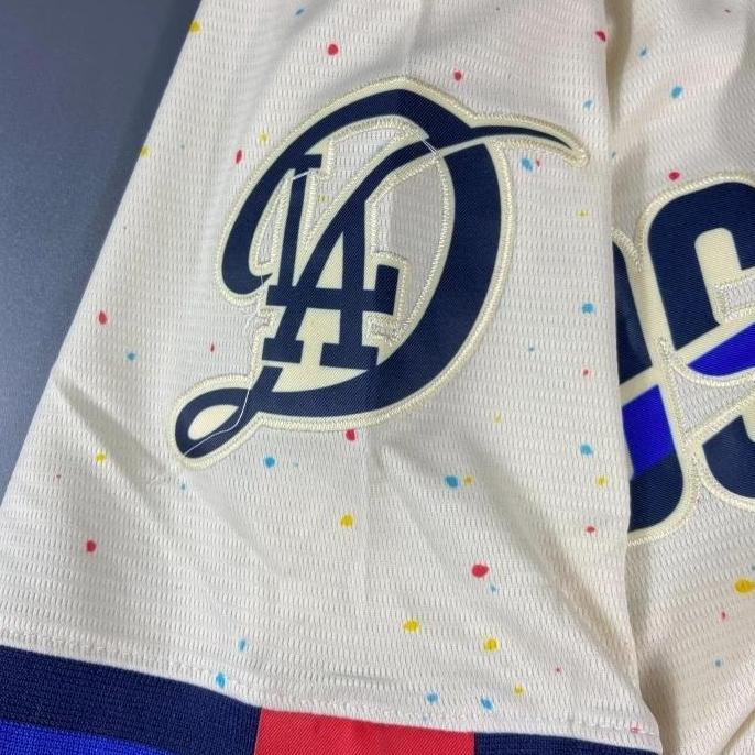 BORDIR Baju Jersey Baseball  Ohtani  Dodgers City Connect Jersey