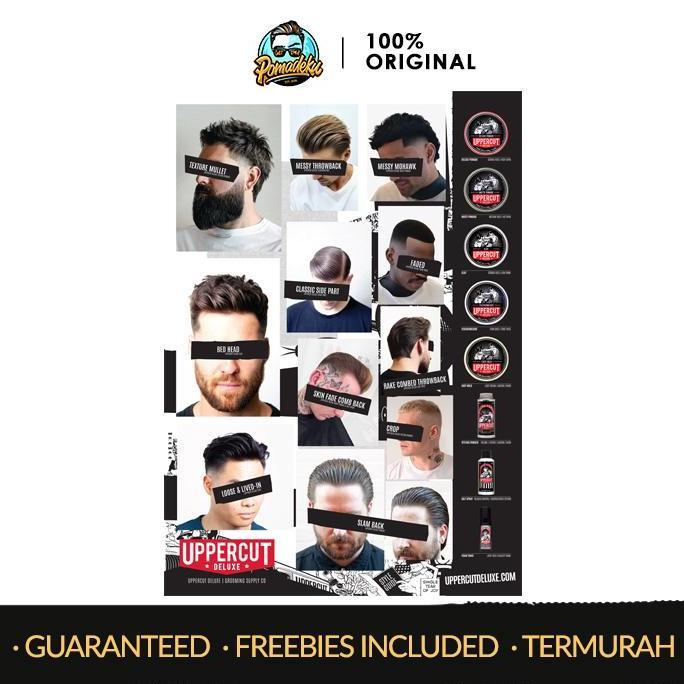 Promo Uppercut Deluxe Styling Guide Poster Original Diskon