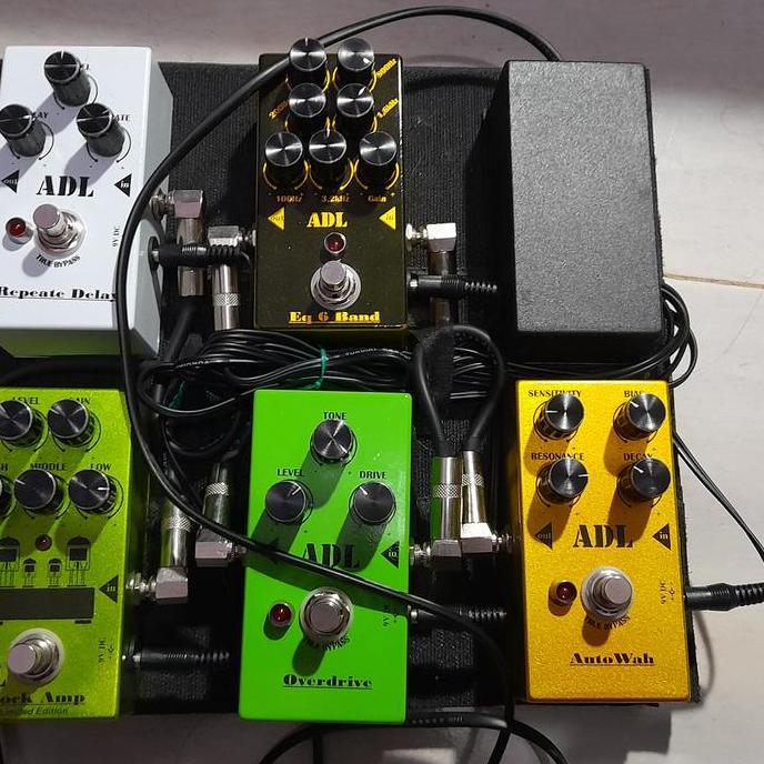 EFEK GITAR STOMPBOX SATU SET ORIGINAL DAN TERPERCAYA