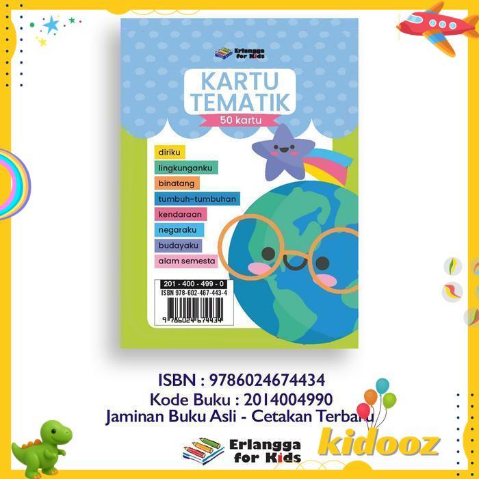 KARTU TEMATIK 50 KARTU ERLANGGA FOR KIDS PRODUK TERBAIK