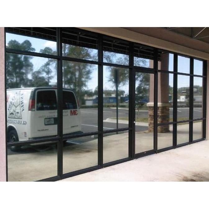 Promo Sticker / Stiker Kaca Film ONE WAY / Black Silver Roll Diskon