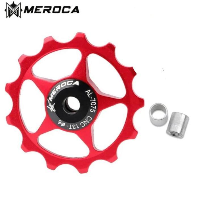 Meroca Pulley Rd Bearing 13T Pullay Rd Sepeda Lipat Mtb Roadbike Garansi