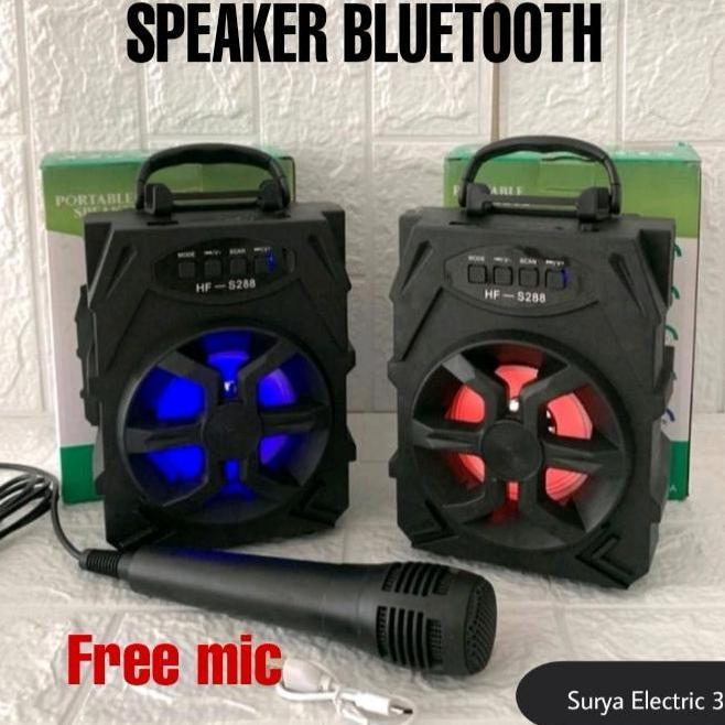 SPEAKER BLUETOOTH KARAOKE MURAH SALON KARAOKE MINI MUSIK BOX Kode 652