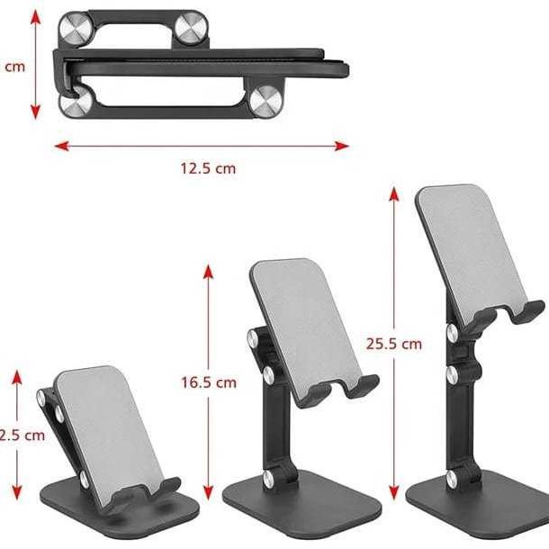 CUCI GUDANG [ SKS ] COD HOLDER FP3 - PHONE HOLDER MEJA HP STAND HP UNIVERSAL HOLDER FOLDING DESKTOP 