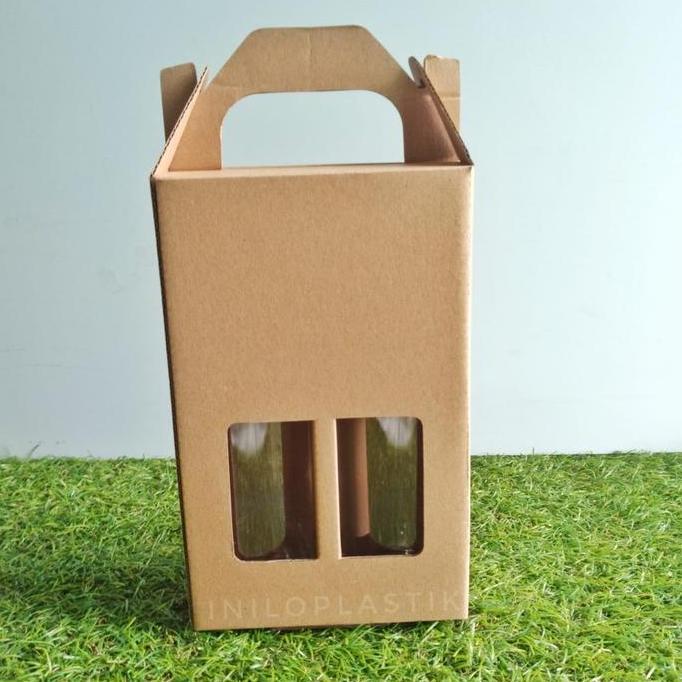 Diskon Box Botol 500Ml Isi 4 /Kardus Botol /Dus Hampers Botol 500 Ml Isi 4