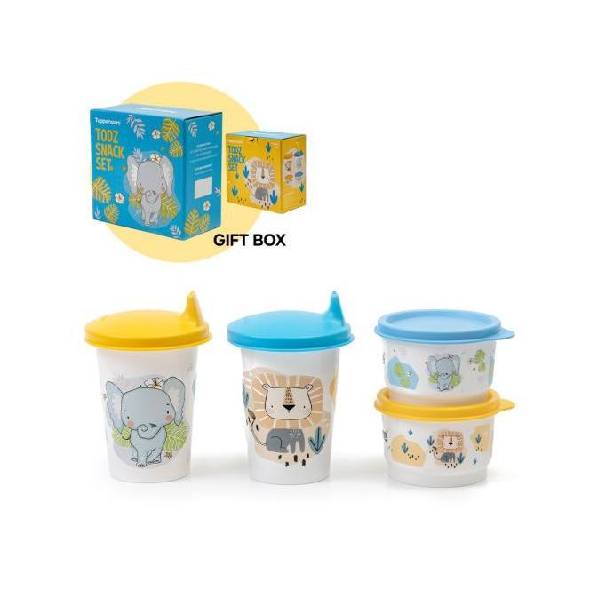 TUPPERWARE TERBARU  TODZ SNACK TUPPERWARE/TEMPAT MAKAN BAYI/TEMPAT MAKAN ANAK
