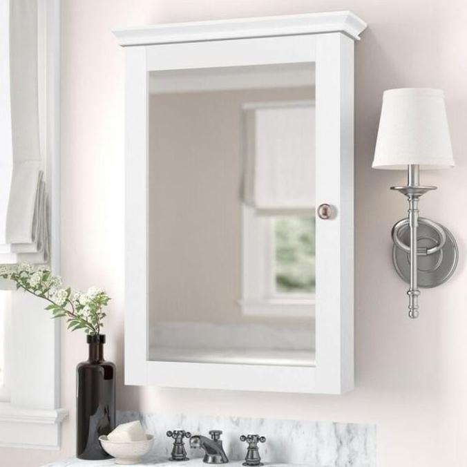 LEMARI KACA KAMAR MANDI CABINET CERMIN DINDING