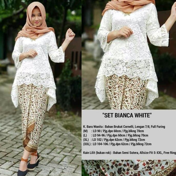 Kebaya Modern Brukat Rinjani Grey