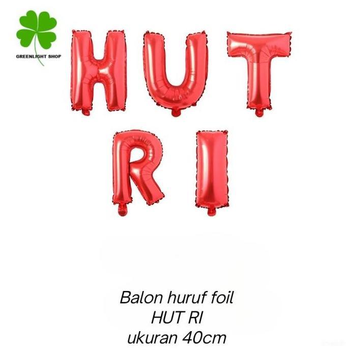 New- Balon foil HUT RI / balon dirgahayu RI