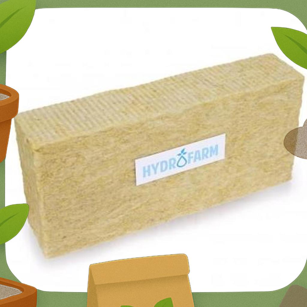 Media Tanam Hidroponik Busa Rockwool Siap Pakai
