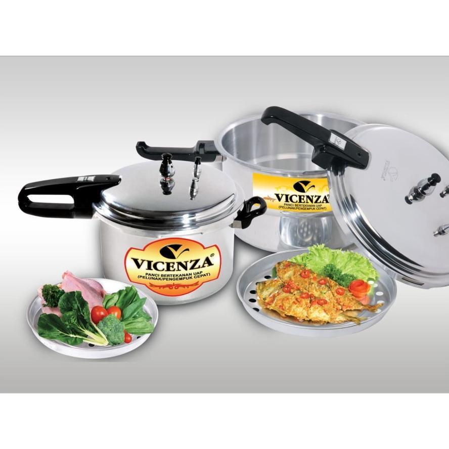 VICENZA V-328 Presto 12 Liter 28 cm (Pressure Cooker Bertekanan Uap)