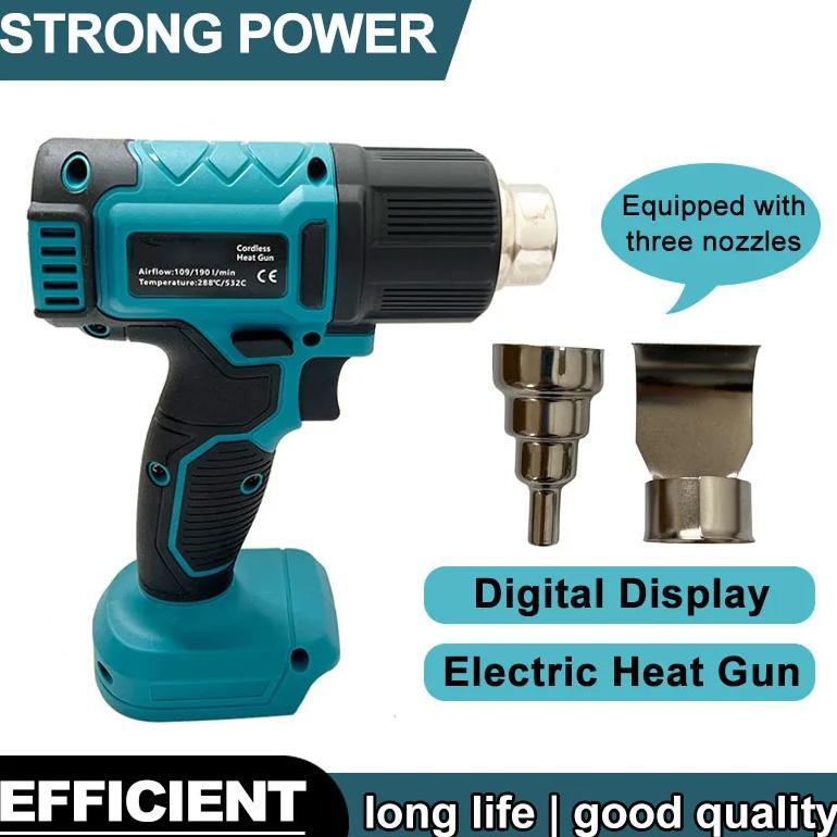 Fit Makita Heat Gun Cordless Hot Air Gun Industrial Handheld Electric Heat Gun Temperatures Adjustab