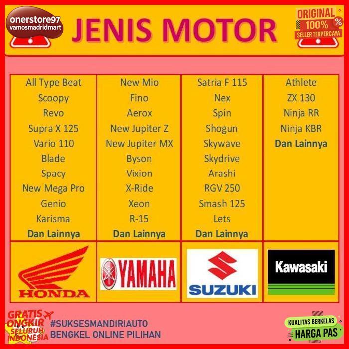 Baru Aki Original Motobatt Beat, Scoopy, Vario 110