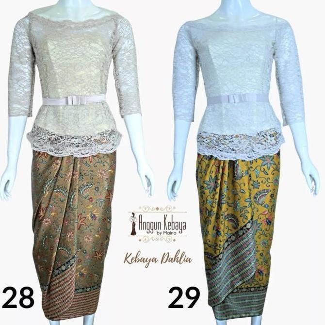 ANGGUN KEBAYA - Kebaya Dahlia | Kebaya Sabrina Brokat | Kebaya Wisuda