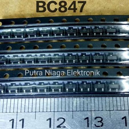 (10) Transistor SMD BC847 SOT-23 NPN sot23 Code marking : 1F putran1a Ayo Beli